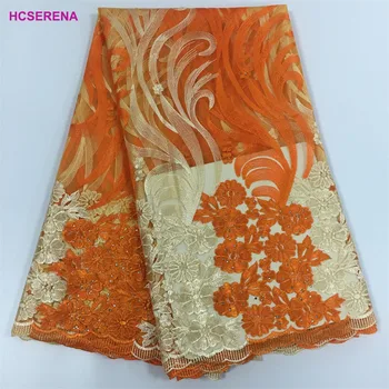 

Promotion!High Quality Embroidered Lace Nigerian Lace French lace African Lace Fabric for Party Dress. 5yards/lot Lace Fabric