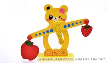 

teaching aids count number toy Wooden Children Kids Early Education Puzzle Kindergarten Area Angle Teaching Aids Count Number