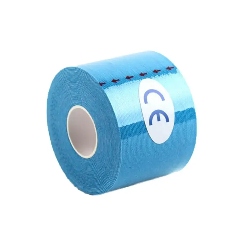 Кинезиологическая лента 2,5 см* 5 м спортивная лента для восстановления спорта лента для обвязки спортзала фитнеса тенниса бега колена Защитная муфта для мышц# ED - Цвет: Синий