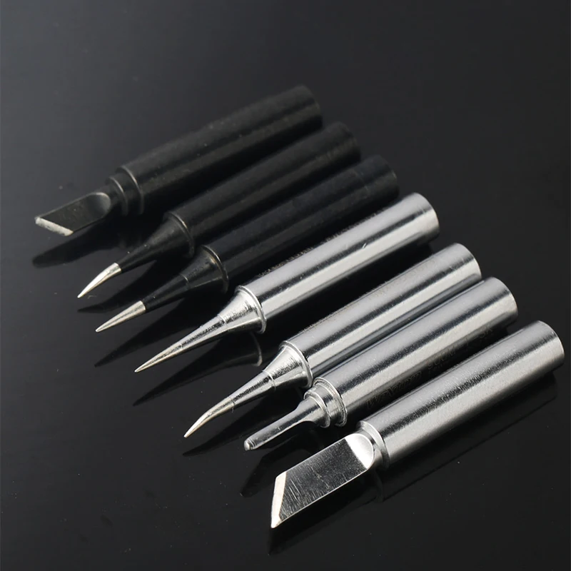 

SAYTL Soldering Iron Tip Lead-free Black Metal Solder Tips Welding Head 900-T For 936 Rework Soldering Station Tool Kits