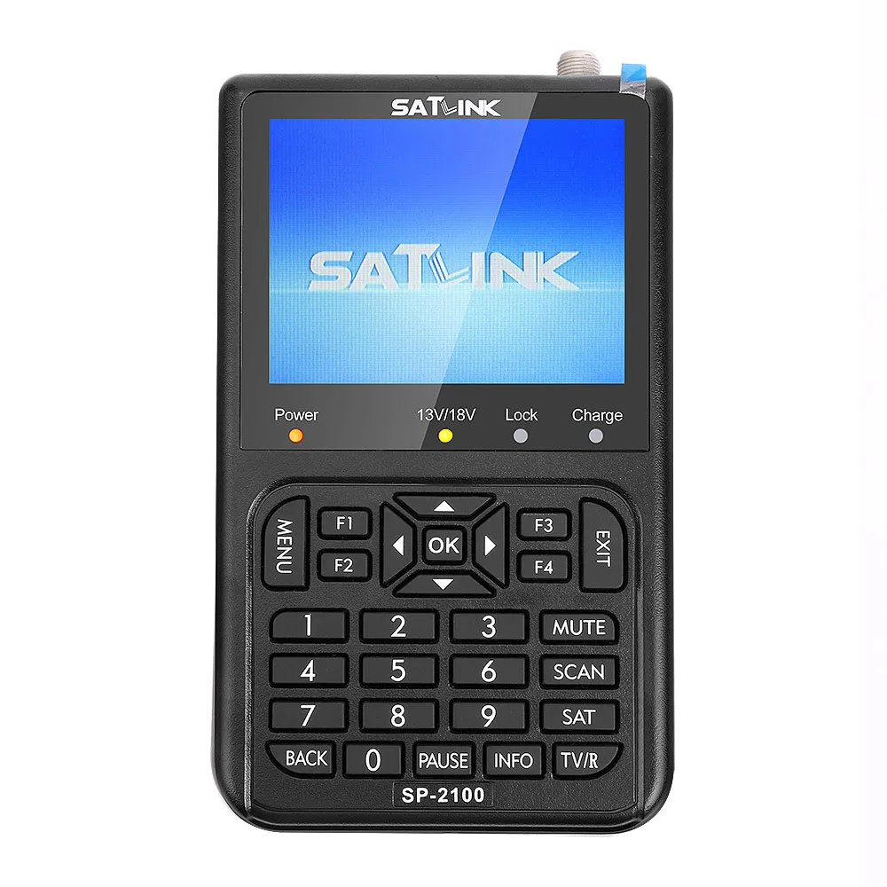 SATLINK SP-2100 HD Sat Finder DVB S/S2 Satfinder MPEG-2/4 Цифровой спутниковый Finder метр с 3,5 дюймовым ЖК-экраном pk WS 6906 ACM