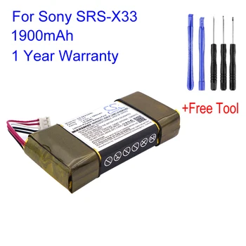 

Cameron Sino ST-03 For Sony SRS-X33 CS-SRX330SL 1900mAh Mini Bluetooth Replacement Speaker Battery Lautsprecher Bateria Accu