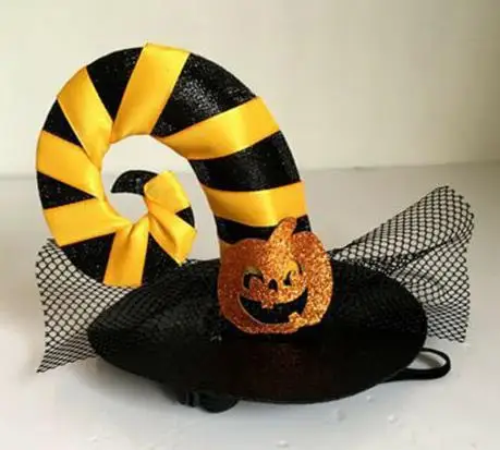 Хэллоуин костюм фантазии платье Праздник Pet бейсболка с кошкой декоративная забавная шапка Топ для косплея шляпа для фестиваля вечерние аксессуары - Цвет: 7
