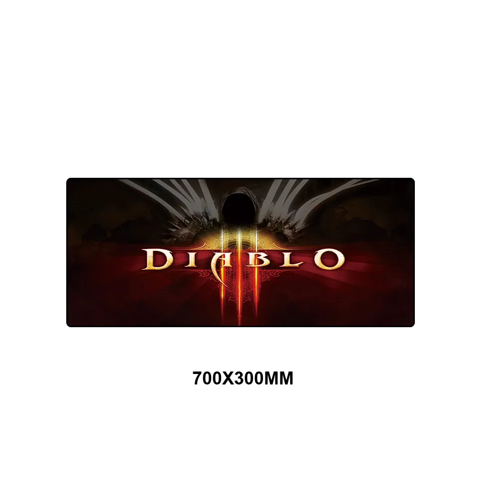 Diablo 3 коврик для мыши резиновый коврик XL большой игровой коврик для мыши геймер Противоскользящий ПК коврик для мыши Lockedge HD офисный коврик мышь для ноутбука - Цвет: AHPHS-010