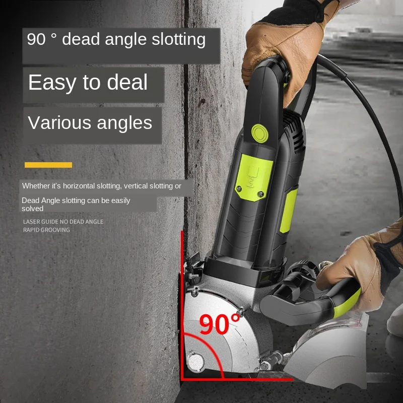 

220--Вт в электрическая машина для резки пазов, машина для прорезания стен, стальная бетонная циркулярная пила, электрический инструмент