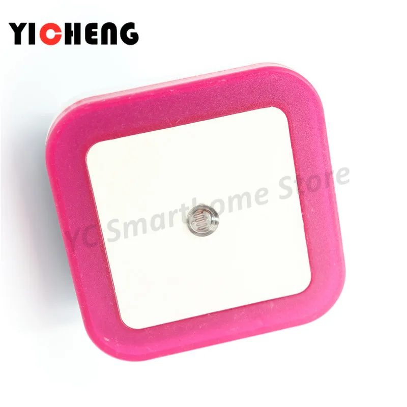 Intelligent LED Induction Square Ring Night Light with Himalayan Salt Design