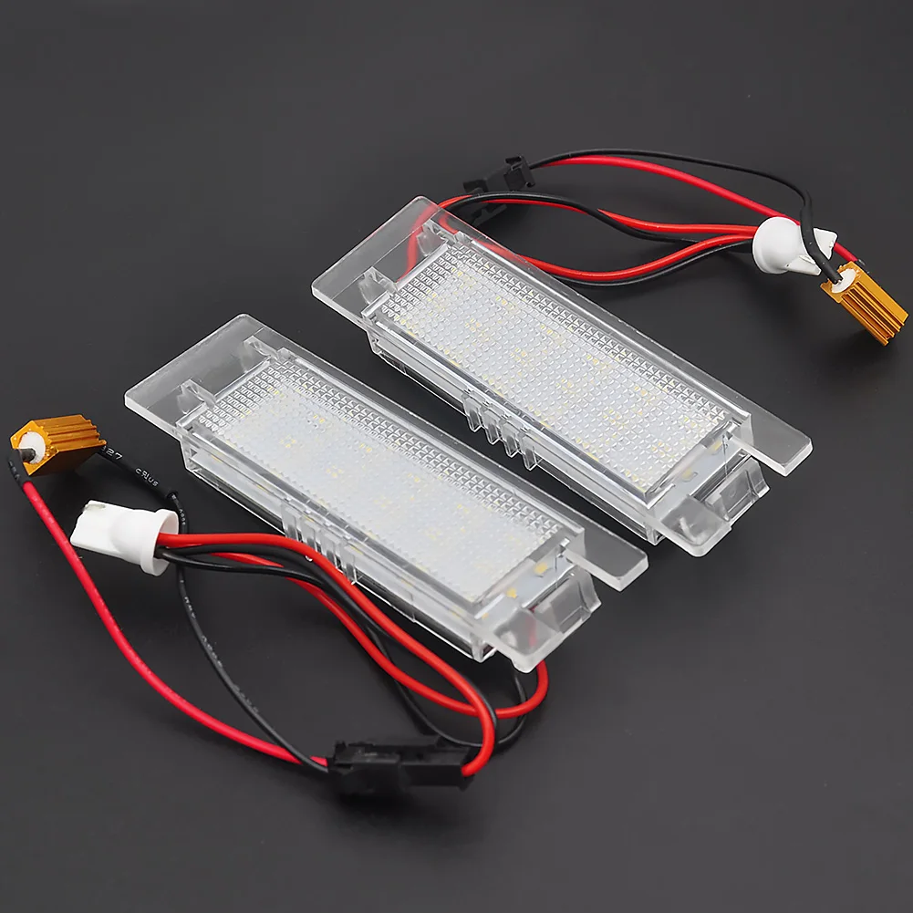 2Pcs/Set LED Car Number License Plate Lights Lamp Bulb for Vauxhall