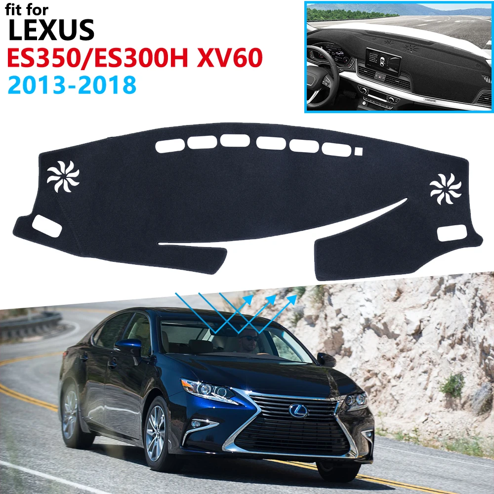 Защитная накладка на приборную панель для Lexus ES ES350 ES300h 2013 2014 2015 2016 2017 XV60