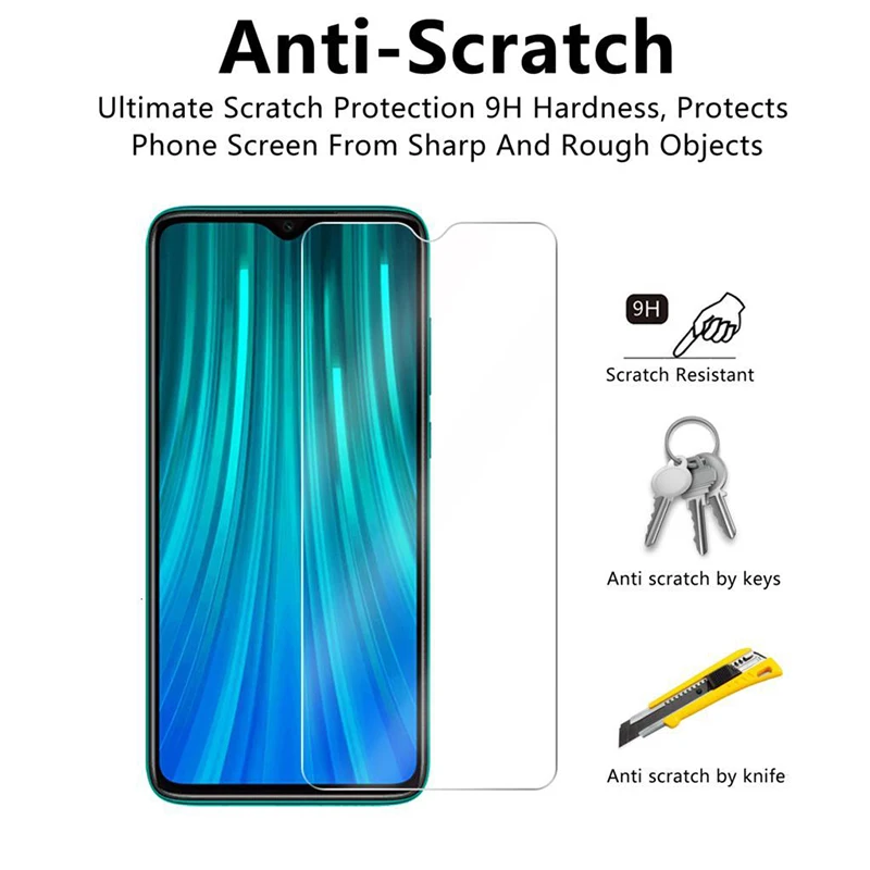 Защитное стекло для Redmi Note 8 Pro закаленное 8A 7 Xiaomi Mi 9 Lite CC9 CC9e A3|Защитные стёкла и