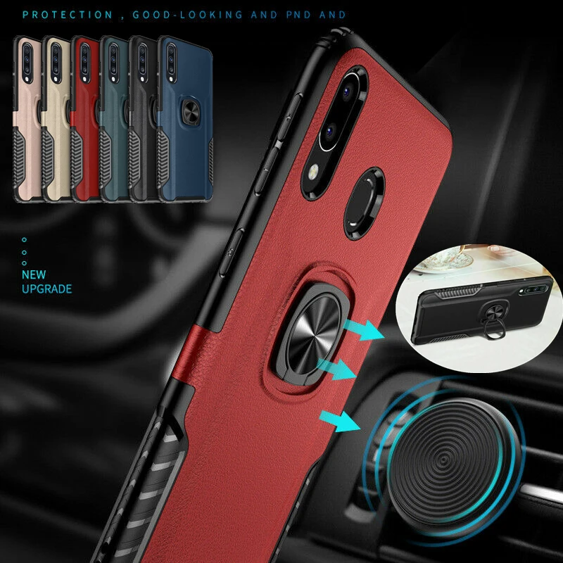 

Rugged Case Para For Samsung Galaxy A10 A20 A30 A40 A50 A70 M10 M20 M30 A6S Luxury Magnetic Leather With Stand Holder Cover