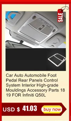 Automovil Chromium Auto Control System Door Gear Interior Fashion Modification Accessory Parts Decoration 18 19 FOR Infiniti Q50
