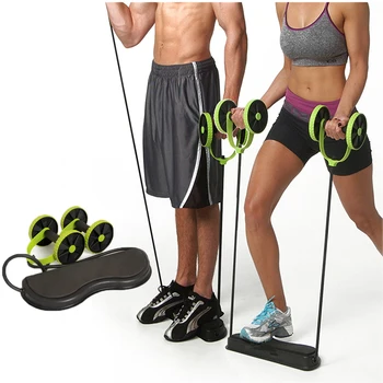 

Muscle Exercise Equipment Power Roll Abdominal and Full Body Workout Muscle Trainer Exerciser Fitness Equipment