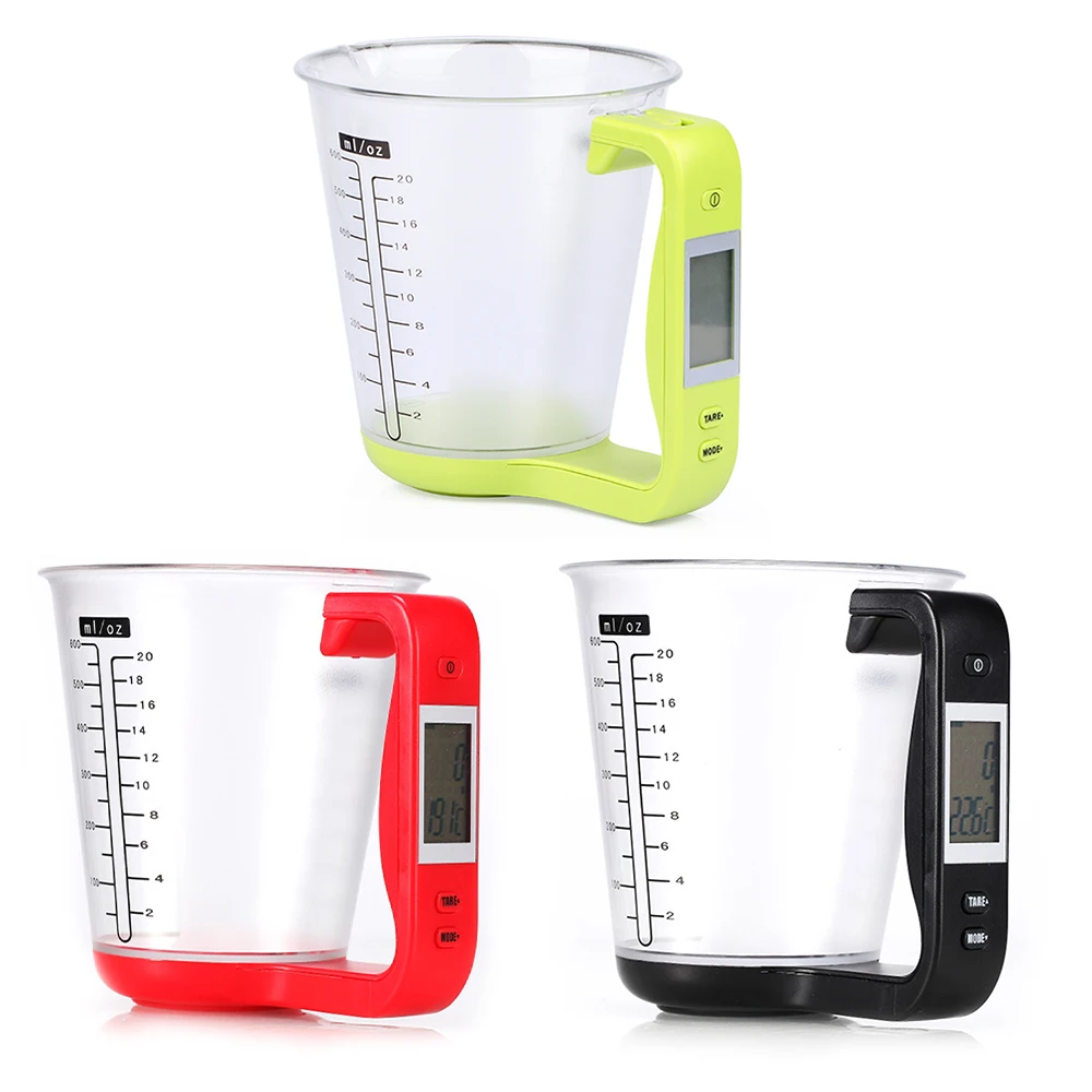 Electronic Measuring Cup Kitchen Scales Digital Beaker Host Weigh