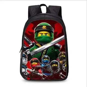 

New Games Backpacks Gifts Boys&Girls Kids Cartoon Movie Ninjago Pattern School Bag fashion Mochilas Para Ninos