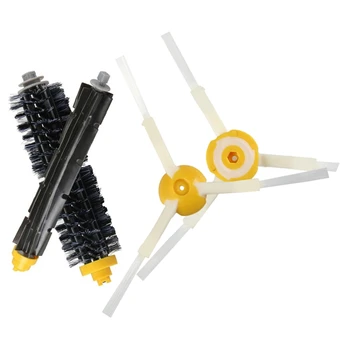 

6Pcs Plastic Brush for IRobot Roomba 500 600 700 Series & 1Pair Brush for IRobot Roomba 600 630 650 700 Series