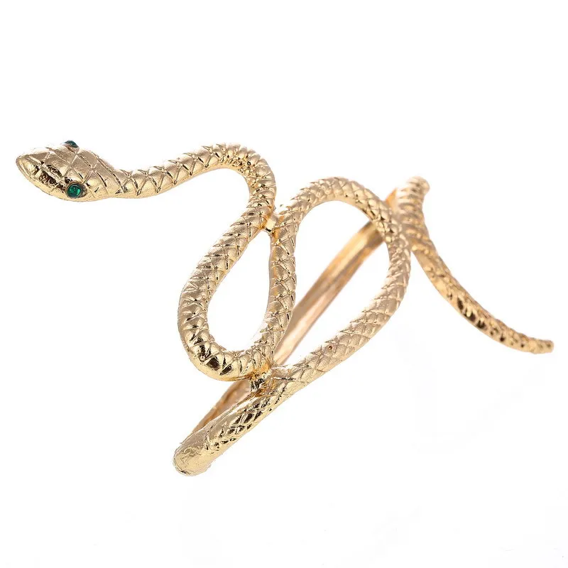 Punk Fashion Personalized Coiled Snake Spiral Upper Cuff Armlet Armband Bangle Bracelet Jewelry For Women Party Bracelets 115 | Украшения и