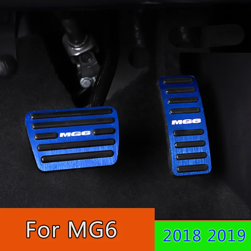 

Car Gas Pedal Brake Pedal Accelerator Foot Cover Pad For MG6 2018 2019 Non Slip Pad AT Clutch Throttle 2 PCS Car Accessories