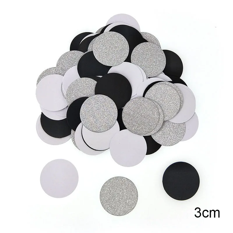 round confetti Гоночная дорожка автомобиль финишная линия черный и белый Вымпел вечерние занавески баннер для украшения дня рождения событие, фестиваль поставки - Цвет: round confetti