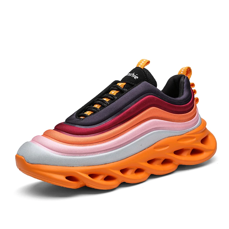 

2021 Designer High quality Lycra mesh sports running shoes for men