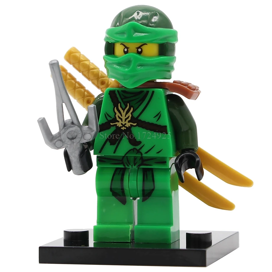 Lloyd x20pcs 20 шт, одинаковые нинджагоидные фигурки, Nya KAI Wu Krux, Ллойд, козу, Вэй Снейк, Самурай х паразитов, набор строительных блоков, кирпичные игрушки - Цвет: Lloyd x20pcs