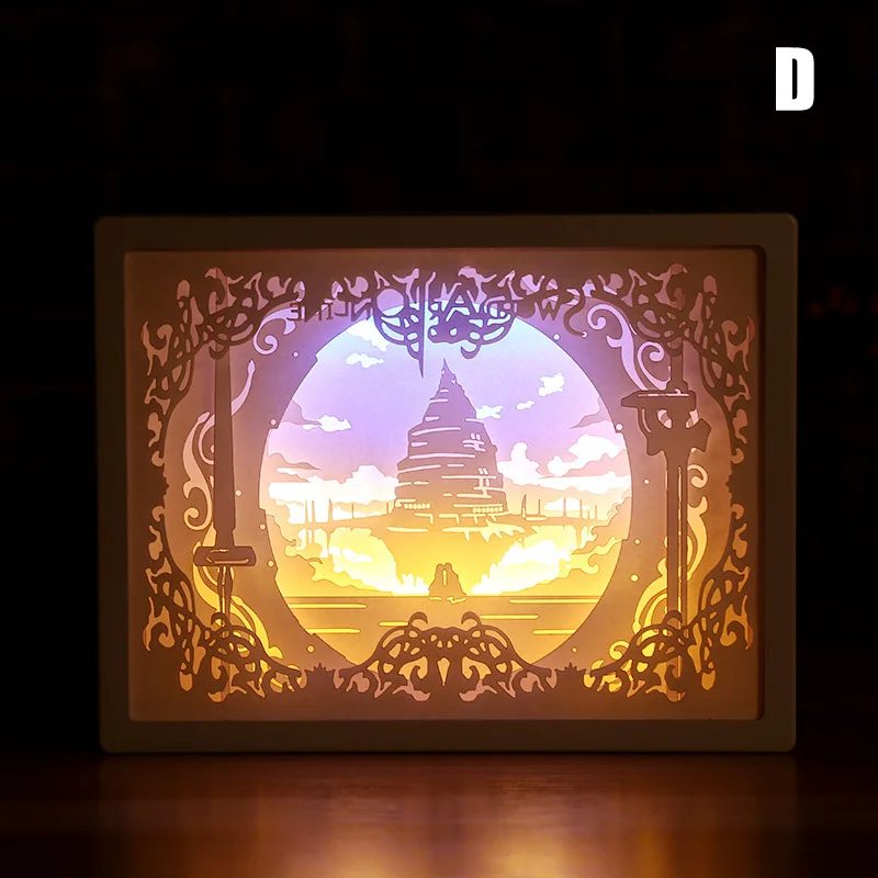 Günstige Neuheit Nachtlicht Totoro Papier cut Atmosphäre Lampe 3D Papier Carving Kunst Dekoration Lampe USB Power für Wohnzimmer schlafzimmer NDS