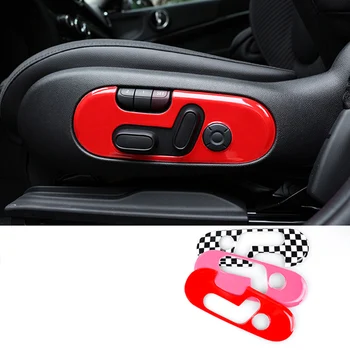 

Car interior seat adjustment panel decorative protective cover sticker For BMW MINICooper Countryman F60 car styling Accessories