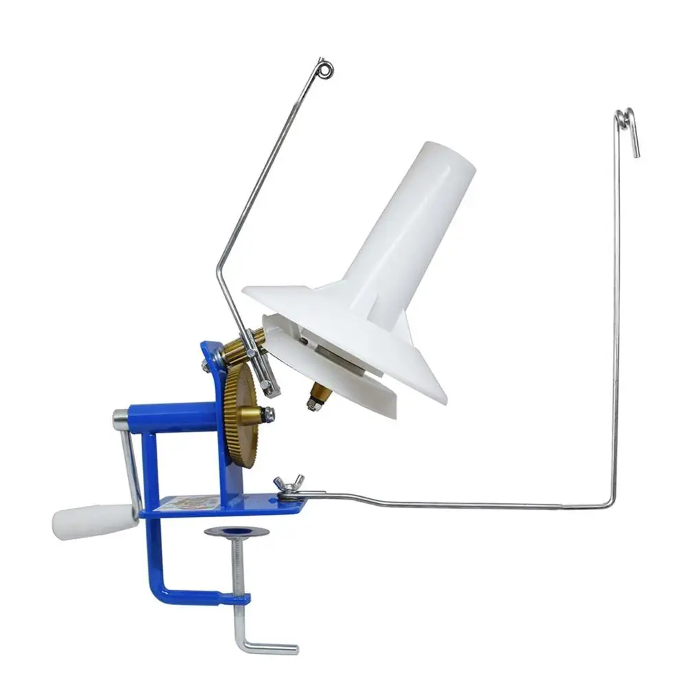 

Hand Operated Rotating Wool Winder Holder String Ball Coiler For Yarn Ball Iron Winding Machine Winder DIY Sewing Accessories