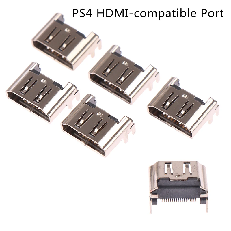 5 Pieces/batch Brand New For Ps4 Hdmi Compatible Port Socket Interface Connector Replacement Parts Multi-purpose | Электроника