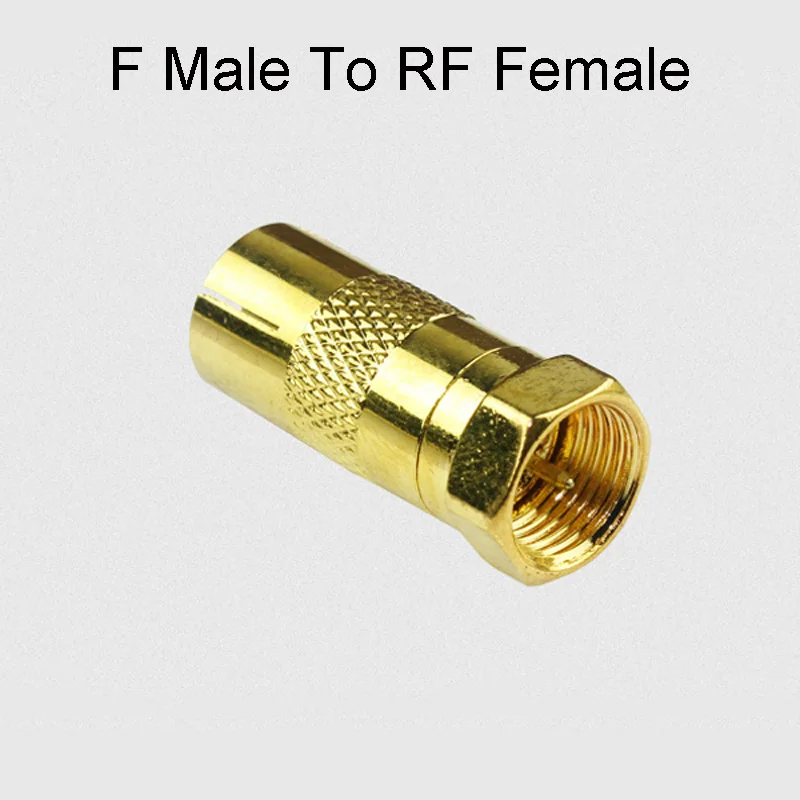 3 шт. Позолоченные разъемы типа F RF папа Мама-папа Мама цифровой кабельный