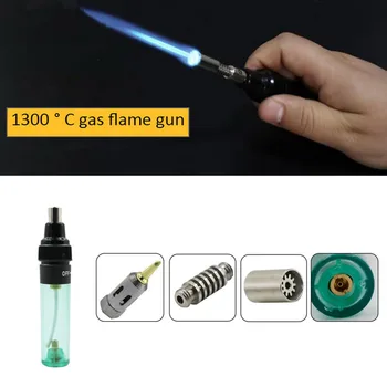 

Gas Soldering Iron Multifunction Welding Pen Burner Butane Soldering Solder Iron Hot Air Gun Hand Tools Gas Welding Solder Iron
