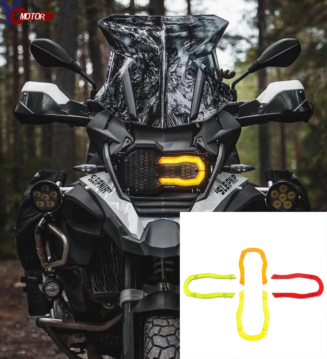 

Motorcycle LED Daytime Running Light Cover For BMW R1200GS R 1200GS Adventure R1250GS/R1200GS ADV LC 2013-2020 2019 2018 2014