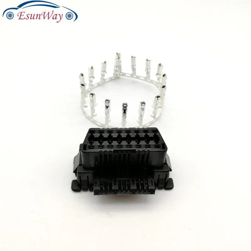 OBDII OBD2 OBD 2 16 контактный женский разъем фоторазъем кабеля J1962f штекер доступны
