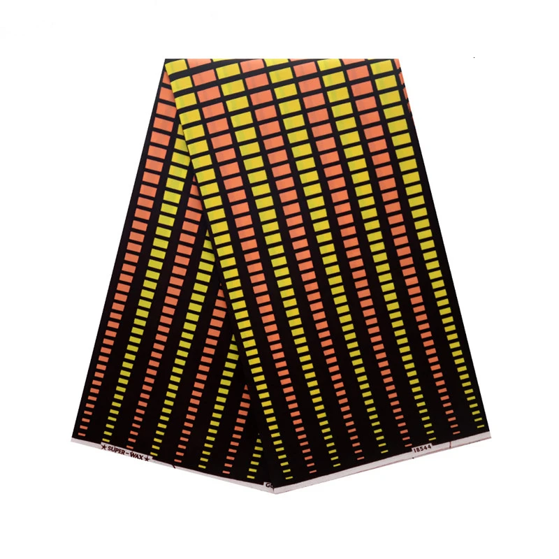 Хлопок Африканский принт настоящий воск ткань для женщин Свадебное платье 6 ярдов Анкара настоящий голландский воск ткань для шитья 221