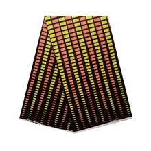 Хлопок Африканский принт настоящий воск ткань для женщин Свадебное платье 6 ярдов Анкара настоящий голландский воск ткань для шитья 221