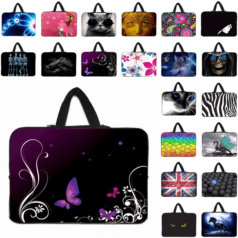 Portable Ultrabook Soft Sleeve Laptop Bag Case Cover for MacBook Air Pro Retina 11 12 9.7 10 13.3 14 15 15.6 17.3" For Asus Acer