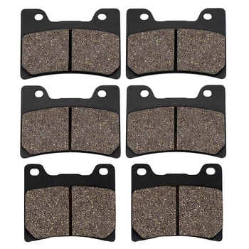 

Cyleto Motorcycle Front and Rear Brake Pads for YAMAHA FZR1000 FZR 1000 Genesis FJ1200 FJ 1200 V-Max Vmax 1200 TDM850 TRX850