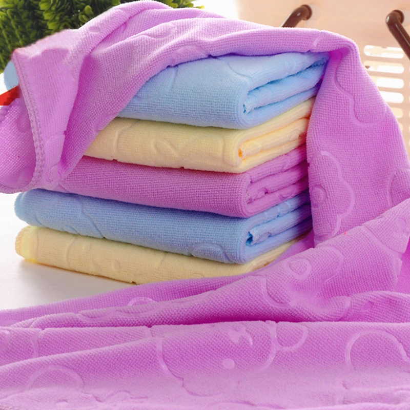 4 цвета, высокоабсорбирующее полотенце для лица, плотное хлопковое одноцветное банное полотенце, пляжное полотенце для взрослых, быстросохнущее, мягкое