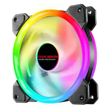 

Fan Size Fan use for Radiator Computer Case with 5V RGB Light 6PIN Cooler Cooling LED Light 5v Controller Quiet Heatsink