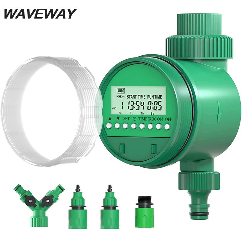 Automatic Electronic LCD Display Home Solenoid Valve Water Timer Garden