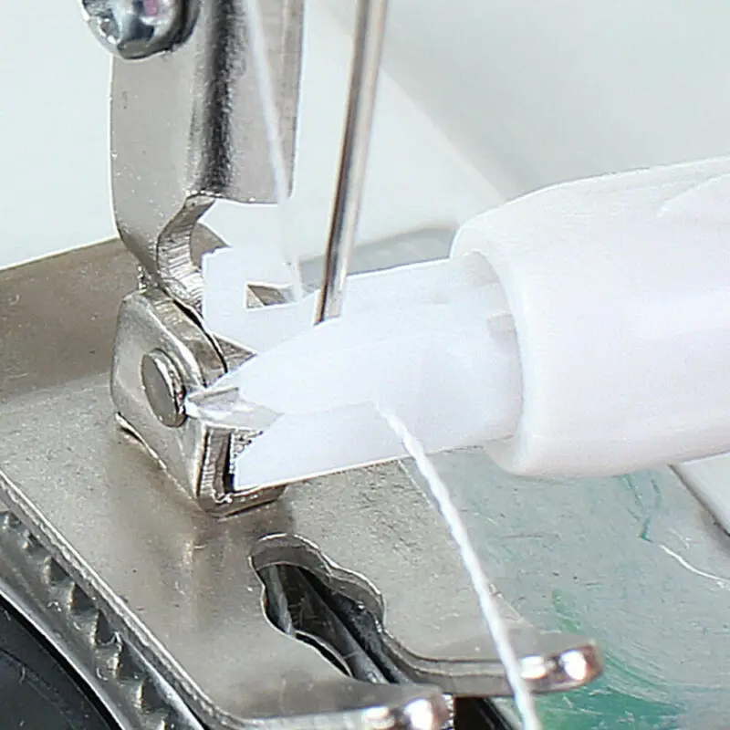 Игла DIY Threader вставка аппликатор ручка резьба для швейной машины