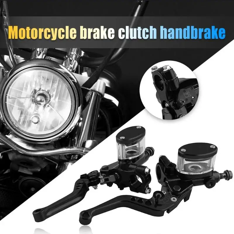 

7/8 22mm Motorcycle Hydraulic Master Cylinder Brake Clutch Pump Lever Set