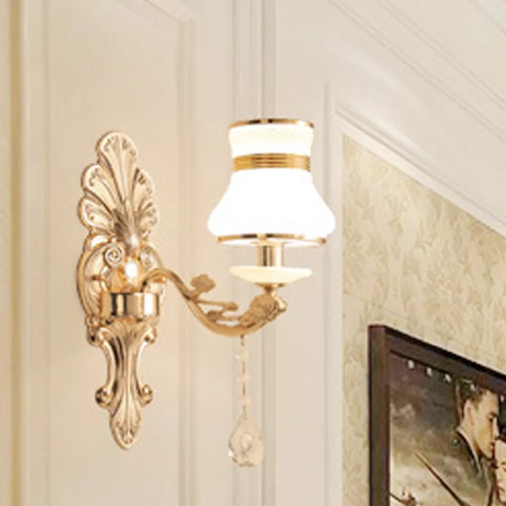 

Hotel Villa Bedside Lamp Led Crystal Wall Light For Bedroom Living Room TV Background Wall Home Decoration B212