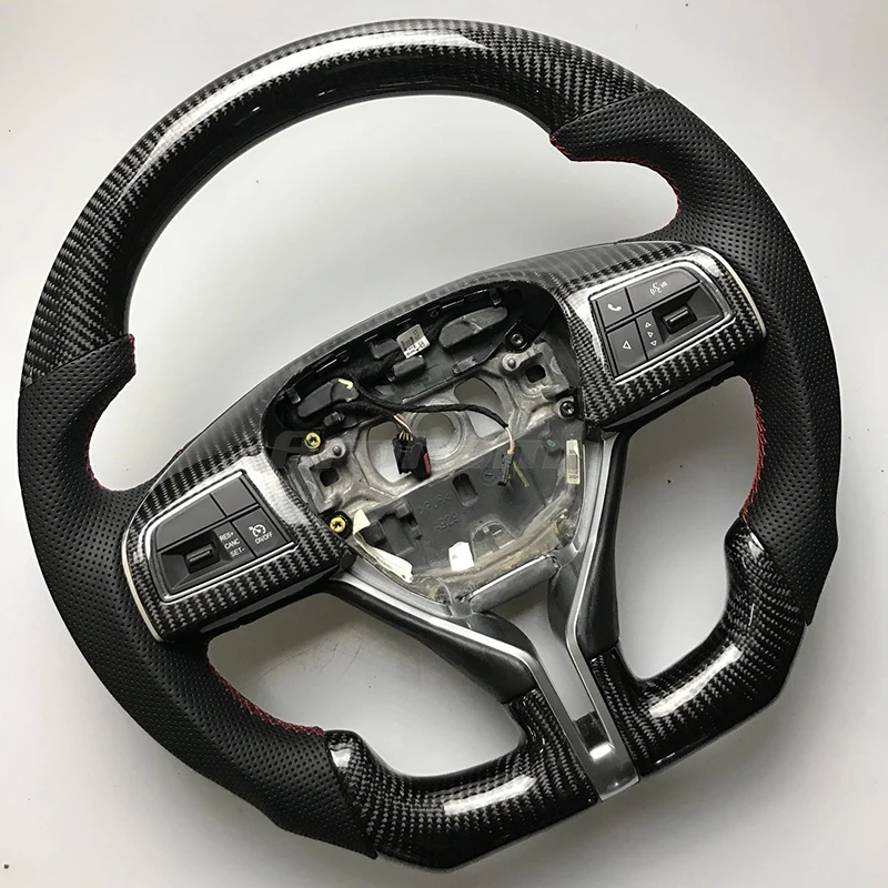 DXHSLH Carbon Fiber Türgriff Abdeckung - Für Maserati Levante Ghibli Quattroporte