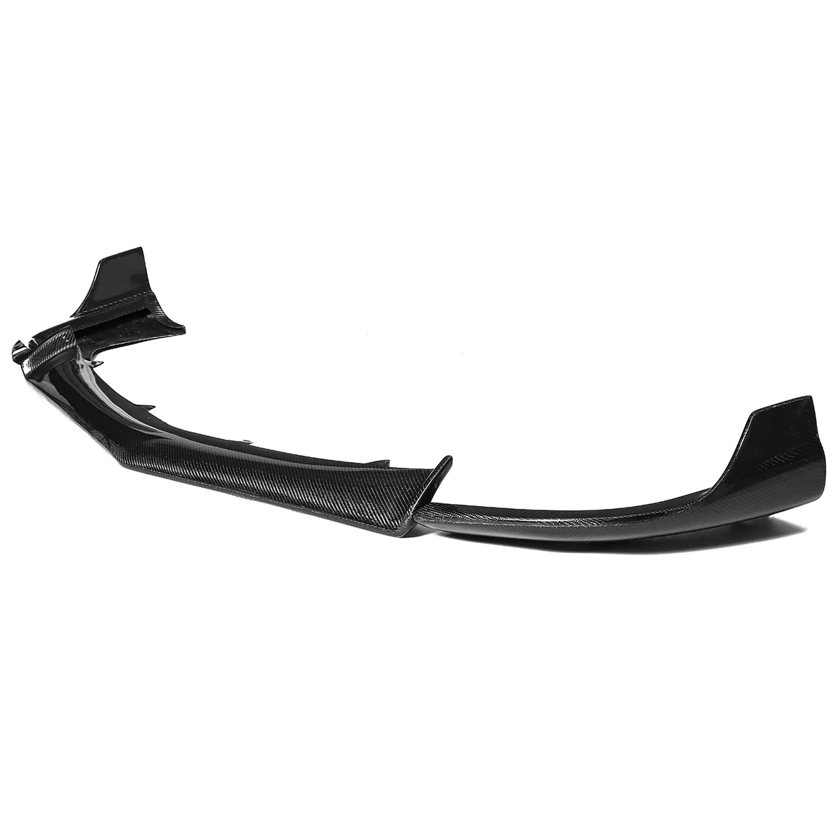 Carbon Fiber Racing Front Bumper Lip Splitters Cupwings for Mercedes-Benzs W218 CLS63 R Style Bumper Protector