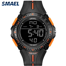 

SMAEL 2022 New Fashion Sport Watch Men Military Army Watches Alarm Clock Shock Resistant Waterproof Digital Watch Reloj Hombre