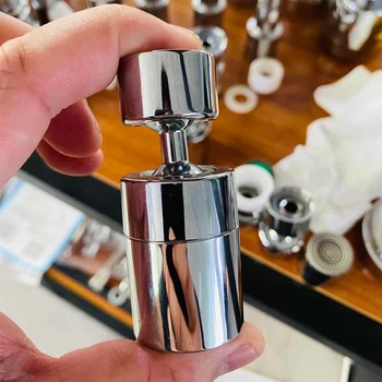 

Bubbler Sprayer Filter Outlet 360 Degree Rotation Universal Splash Proof Faucet Aerator Kitchen Angle Adjustable Bathroom