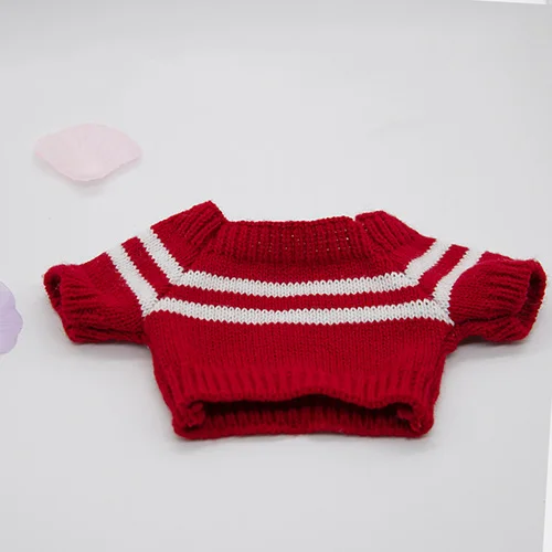 Boxi Милая Одежда Аксессуары для 30 см плюшевые куклы утка подарок на день рождения игрушка для детей дети взрослые - Цвет: Red