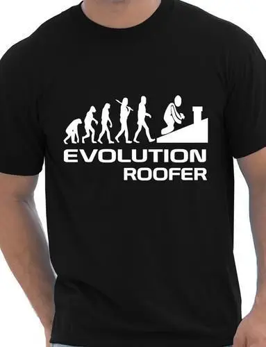 

Evolution Of Roofer Funny Mens T-Shirt Birthday Gift More Size and Colors-A842