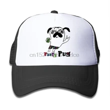 Детская сетчатая бейсболка с Мопсом для вечеринки