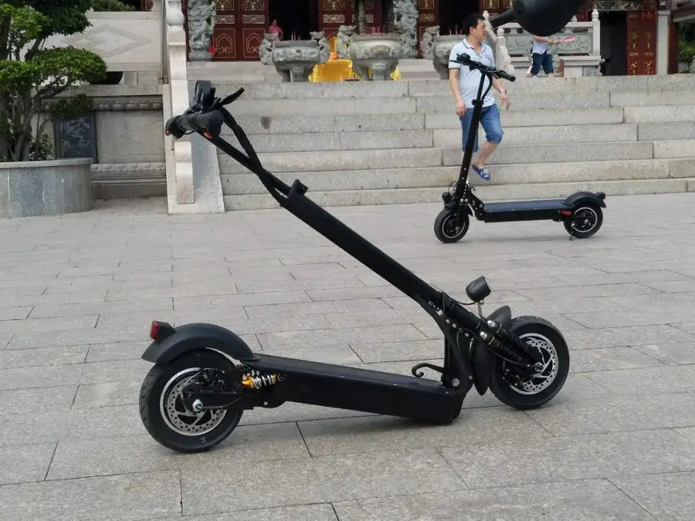 1002 New arrival 52V 2400W 11inch Folding Electric Scooter with Explosion-proof vacuum tire wholesale for adults